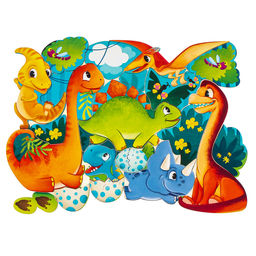 Рамка - вкладыш «Прогулка с динозаврами», 20 деталей