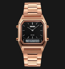 Часы наручные Skmei мужские электронные 1220gold-black