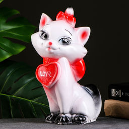 Копилка для денег Кошка LOVE, гипс, 26?14 см