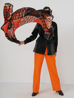 Большой, мягкий, тонкий и очень нежный двусторонний палантин - Tantino фото 4