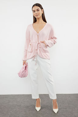 Pembe Baglama Detayl? Triko H?rka TWOAW25HI00128 - Trendyolmilla фото 2