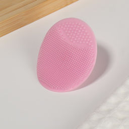 Цена за 5 шт. Щётка для умывания «Овал» на присоске, 6.3×5 см, МИКС