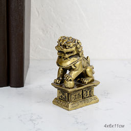 Цена за 2 шт. Фен-шуй сувенир Собачка Фу / 7708-12 /уп 2/72/