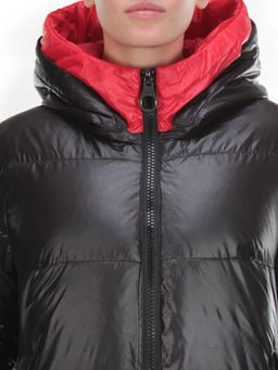 2239 BLACK Пальто женское зимнее AKIDSEFRS (200 гр. холлофайбера) - Fashion фото 10