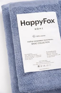 Набор махровых полотенец 2 шт Happy Fox Home  фото 5