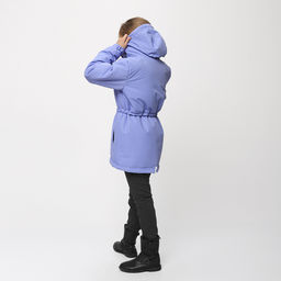 RODOS Куртка для девочки мембрана демисезон М-198 Ультрамарин  фото 33