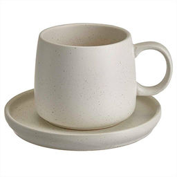 Ф19-140P/1 Чайный набор 2 предмета, белый (24)