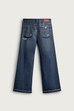 JEANS FLARE FIT COSTURAS / Azul - Zara фото 8