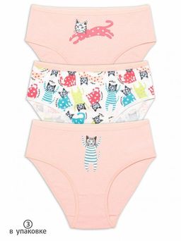 GULB3276(3шт. в упаковке) трусы для девочек