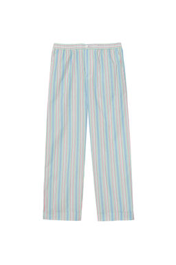 PANTAL?N RELAXED FIT JACQUARD RAYAS / Azul claro - Zara фото 3