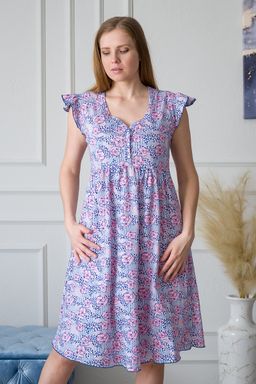 Ночная сорочка из кулирки Анита нежно-розовый - Амадэль фото 5