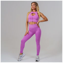 Легинсы женские спортивные ONLYTOP, размер 46 (L), розовые