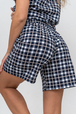 Костюм женский Натали из хлопка в клетку  фото 52