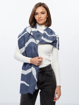 Палантин жен. шелк+шерсть+мод 91х192 BL16-8280-12