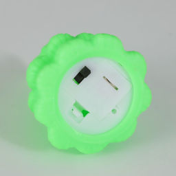 Фигурка светящаяся RISALUX Ёлка, со звездой, LED-ночник, 2 Вт, LR44, зелёный, 558см  фото 7