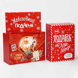 Набор коробок подарочных 15 в 1 Почта, 12 х 7 х 4 см - 46,6 х 35,2 х 17.5 см - Дарите счастье фото 9