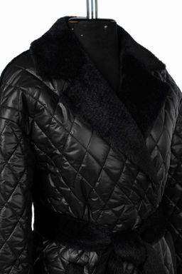 Пальто женское демисезонное (пояс) - El podio фото 12