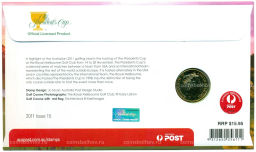 Монета 1 доллар 2011 года Австралия Президентский Кубок  Австралия 2011 (в конверте с почтовой маркой)