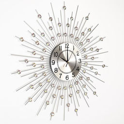 Часы настенные интерьерные «Рудна», серия: Ажур, бесшумные, плавный ход, d=69 см, циферблат d=22 см, от батарейки 1хАА