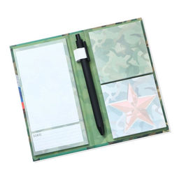 Подарочный набор, блок бумаг для записей, стикеры, ручка 23 февраля - Artfox фото 5