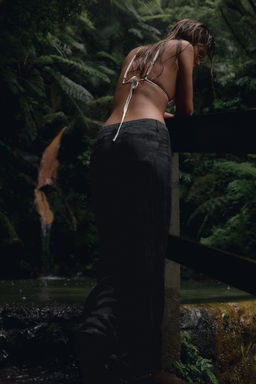 FLOWING STRAIGHT-LEG TROUSERS - Zara фото 4