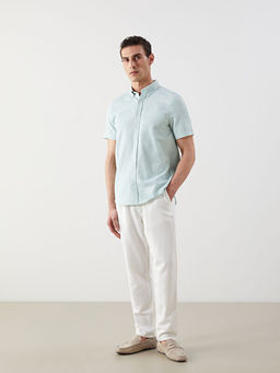 Regular Fit K?sa Kollu Arm?rl? Erkek G?mlek