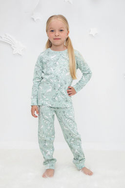 Crockid _ К 1552/лесные друзья на голубой дымке пижама дет