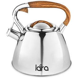 Чайник LARA (зеркальный) 3,0л, свисток, индукционное капсулированное дно (LR00-66)