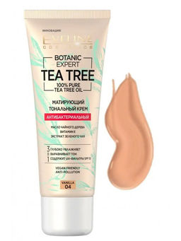 Eveline (30мл) Botanic Expert Матир. тональный крем антибакт.3в1, № 04 Ваниль.(3)
