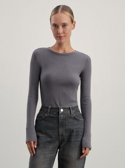 Базовое боди из хлопка / Zarina  фото 7