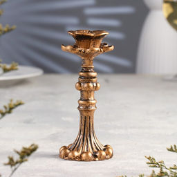 Подсвечник на 1 свечу TAKE IT EASY «Граф», полистоун, 7×16 см