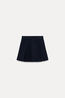 BOX PLEAT KNIT MINI SKIRT - Zara фото 5