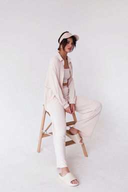 9608 Костюм в пижамном стиле айвори - Martichelli фото 4