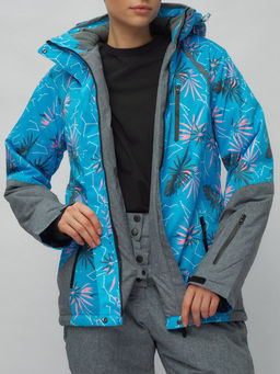 Горнолыжный костюм женский синего цвета 02216S - Chunmai фото 13