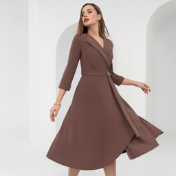 Платье Дорогобогато (сафари с поясом) - Charutti фото 3