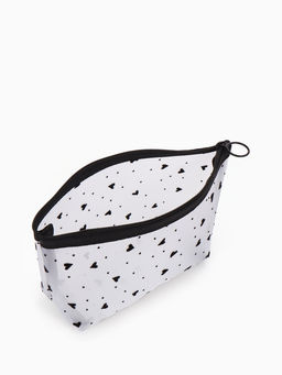 Косметичка дор Сердца, сетка 17*6,5*13,5, отд на молнии, белый