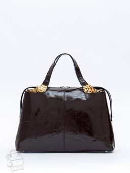 Сумка женская кожаная 9613-1S coffee Velina Fabbaino-Safenta в Новосибирске