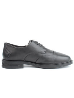 03-DYL141-1 BLACK Полуботинки женские (натуральная кожа)