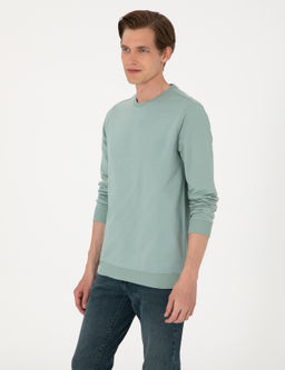 _a_la 2 _plik Regular Fit Bisiklet Yaka Basic Sweatshirt - Pierre cardin фото 3