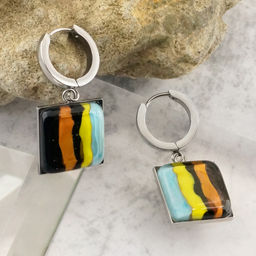 Серьги из муранского стекла