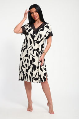 Ночная сорочка из вискозы Олеся экрю