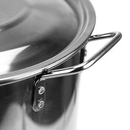 "Цилиндр" Кастрюля из нержавеющей стали 30л, д36см, h38см, крышка и ручки металлические, без теплораспределительного дна (Китай) ДОПУСКАЮТСЯ: на корпусе незначительные потертости внутри и снаружи. Товар возврату и обмену не подлежит.