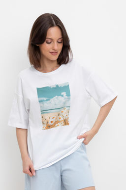 VERY NEAT_ Е 30088/1/белый фуфайка жен