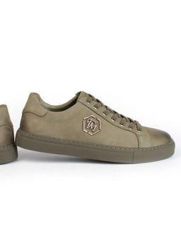 03-P255-4A GREEN Кроссовки мужские (натуральная замша) - Фабричный китай фото 11