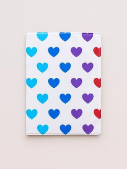 ОБЛОЖКА ДЛЯ ПАСПОРТА "Multicolored hearts", плотность 600 мкм