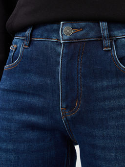 Утепленные женские джинсы широкого кроя на флисе - Mossmore фото 4