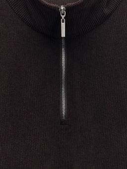 Толстовка из вельвета на молнии / Zarina