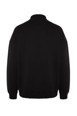 TRENDYOL MAN Limited Edition Tas Oversize/Genis Kesim Etiketli Ici Polar/S?cak Tutan Sweatshirt TMNAW24SW00228 - Trendyolmilla фото 20
