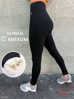 Лосины женские с мехом - Bruno фото 2