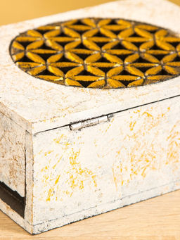 Шкатулка Цветы, 19?15?7 см, МДФ